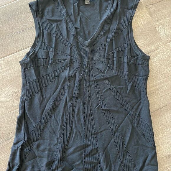 Kasper Black Tank Top - Picture 4 of 4